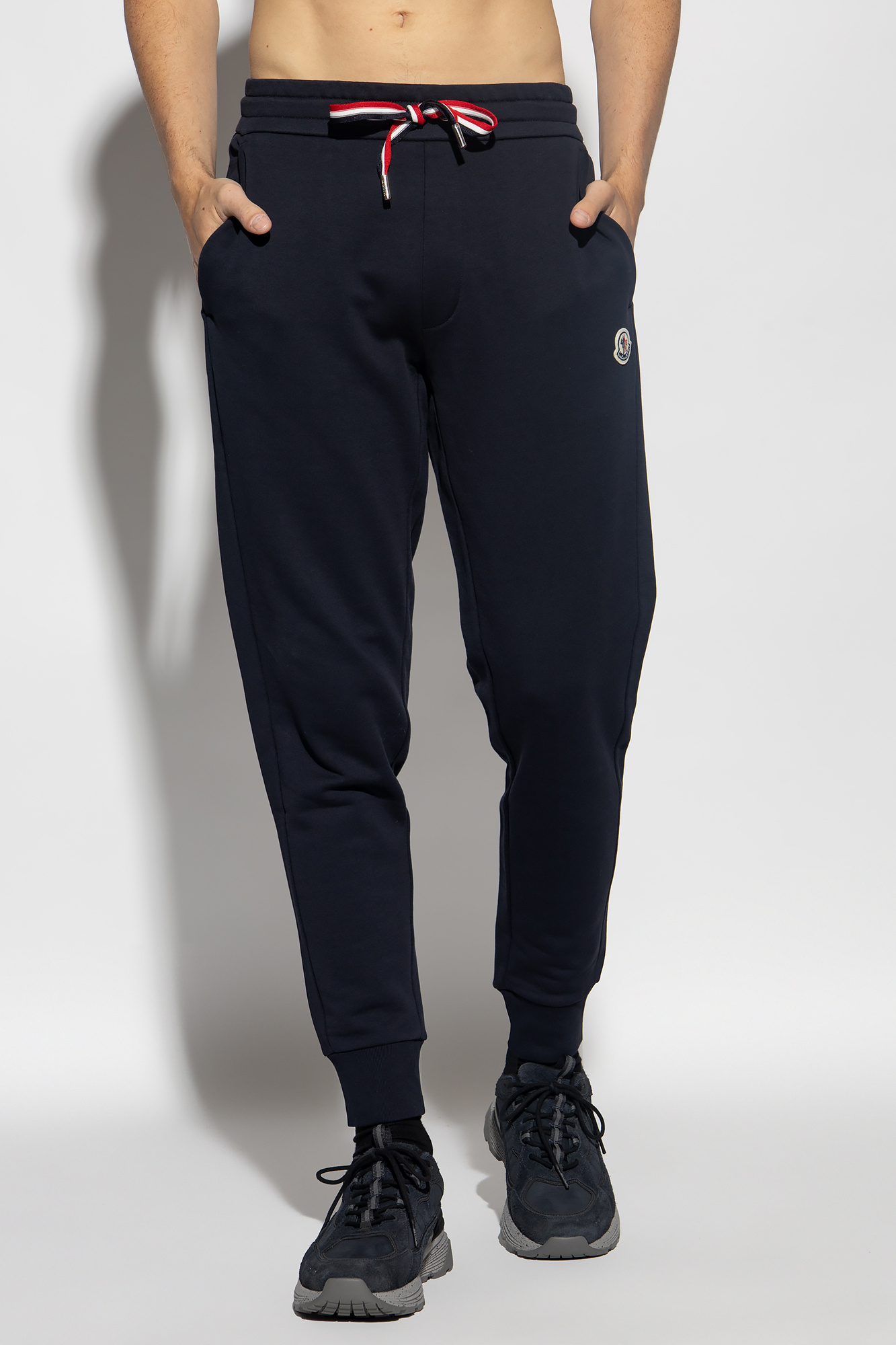 Moncler Sweatpants with logo patch Men s Clothing Vitkac